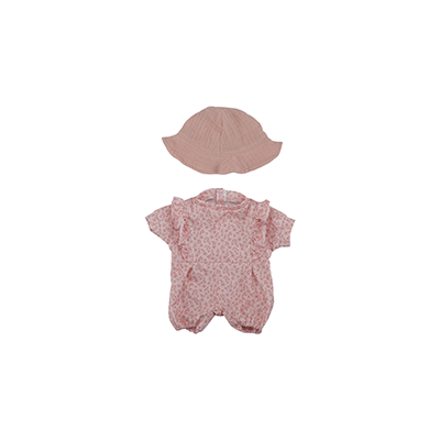 Vetements de poupee Pink Floral