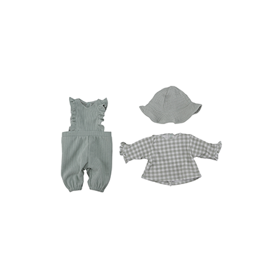 Baby Doll Clothes Fresh Green Check